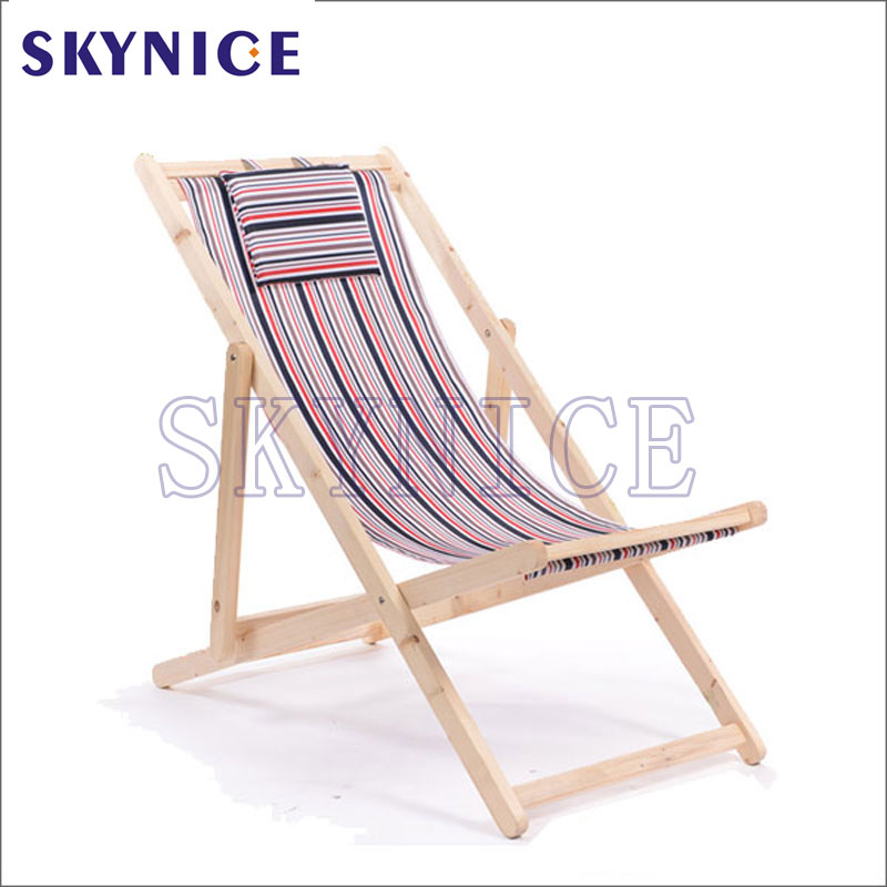 كرسي الشاطئ الخشبي في الهواء الطلق للبيع